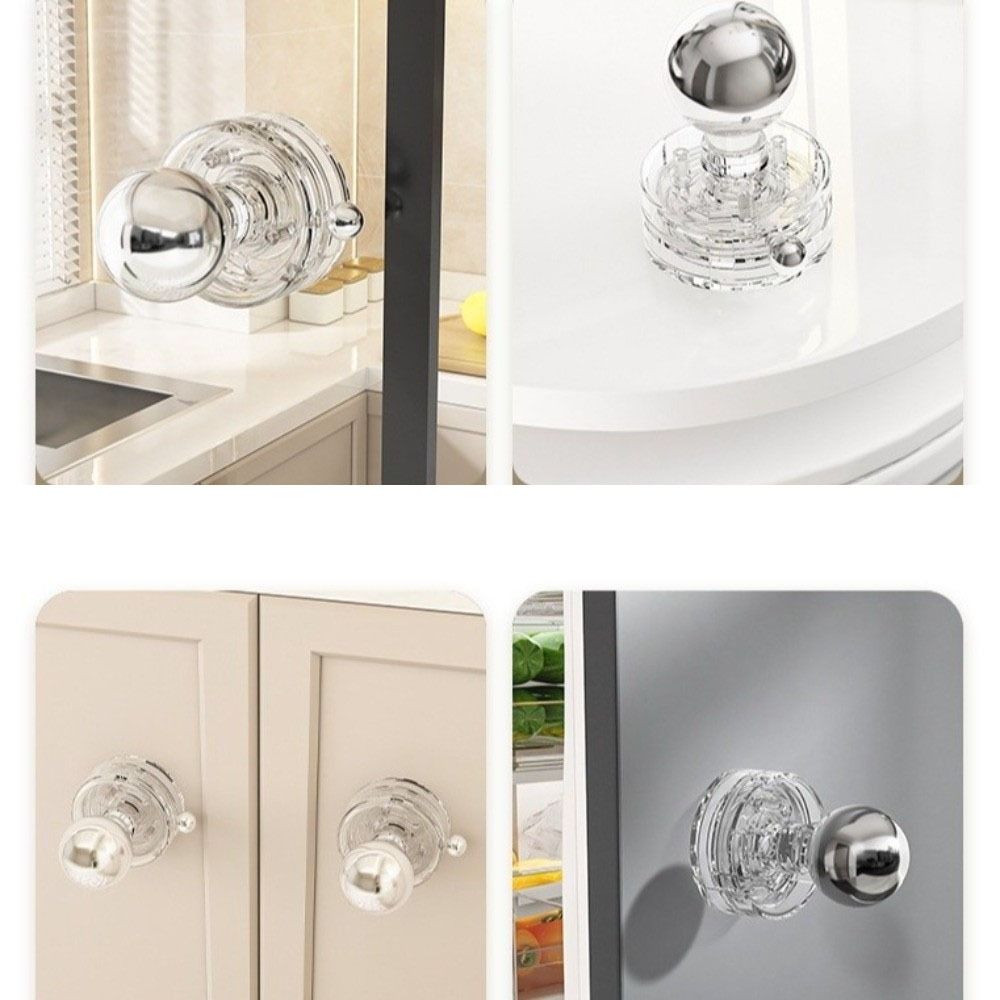 Vysoce kvalitní protiskluzová rukojeť s přísavkou Opakovaně použitelná Vodotěsná klika na skleněné dveře Odnímatelná klika na dveře skříně