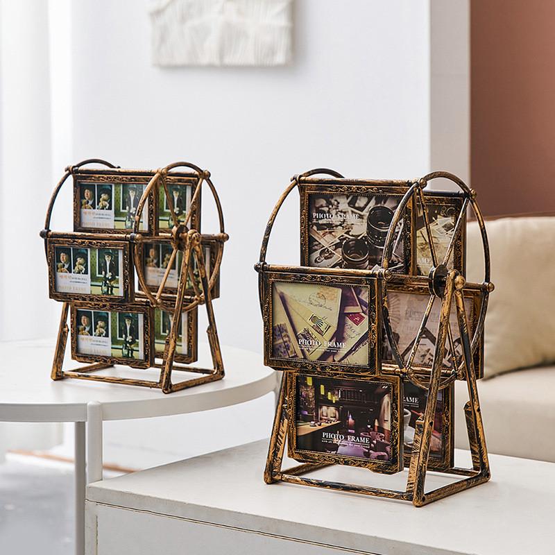 Rotating Windmills Photo Frame With Abs Material For Home Decor And Gift Giving