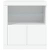 Vidaxl Szafka Z Oświetleniem Led, Biała, 60,5X37X67 Cm