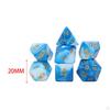 7 Pieces Acrylic Polyhedral Dice Board Games, Multi-Sided Dice, Gaming for Parties