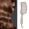 Hair Detangler Brush Plastic Lightweight Portable Curved Detangling Hair Brush for Adults and Kids