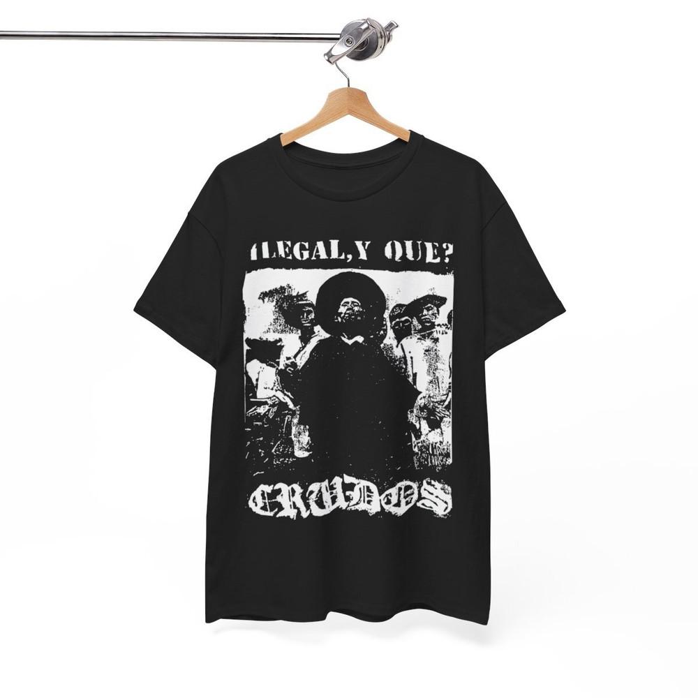 LOS CRUDOS - нелегальный - ФУТБОЛКА - Панк, Краст Унисекс Футболка S
