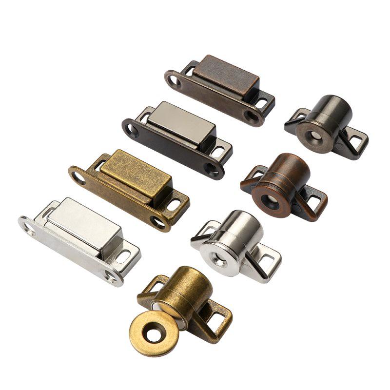 Zinklegering Antik Skåp Magnetlås - Stark Rund Magnet för Skåp, Garderober och Kraftig Möbelbeslag.