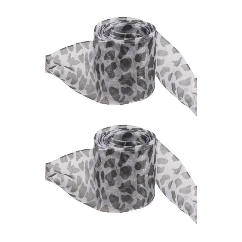 Leopards Print Sheer Ribbon Shoe Laces 140cm Long Flat Shoelaces Polyester Shoe Laces for Adults Kids Trainers Sneakers