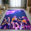 K-Pop Demon Hunters Golden Saja Boys Living Room Non-Slip Area Rug Soft Carpet for Bedroom Playroom Sofa,Home Decor Doormat