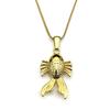 Collana Ciondolo Pesce Dorato Piccolo Per Donne Uomini Acciaio Inossidabile Colore Oro Fortunato Cina Animale Carino Catena Gioielli Regali