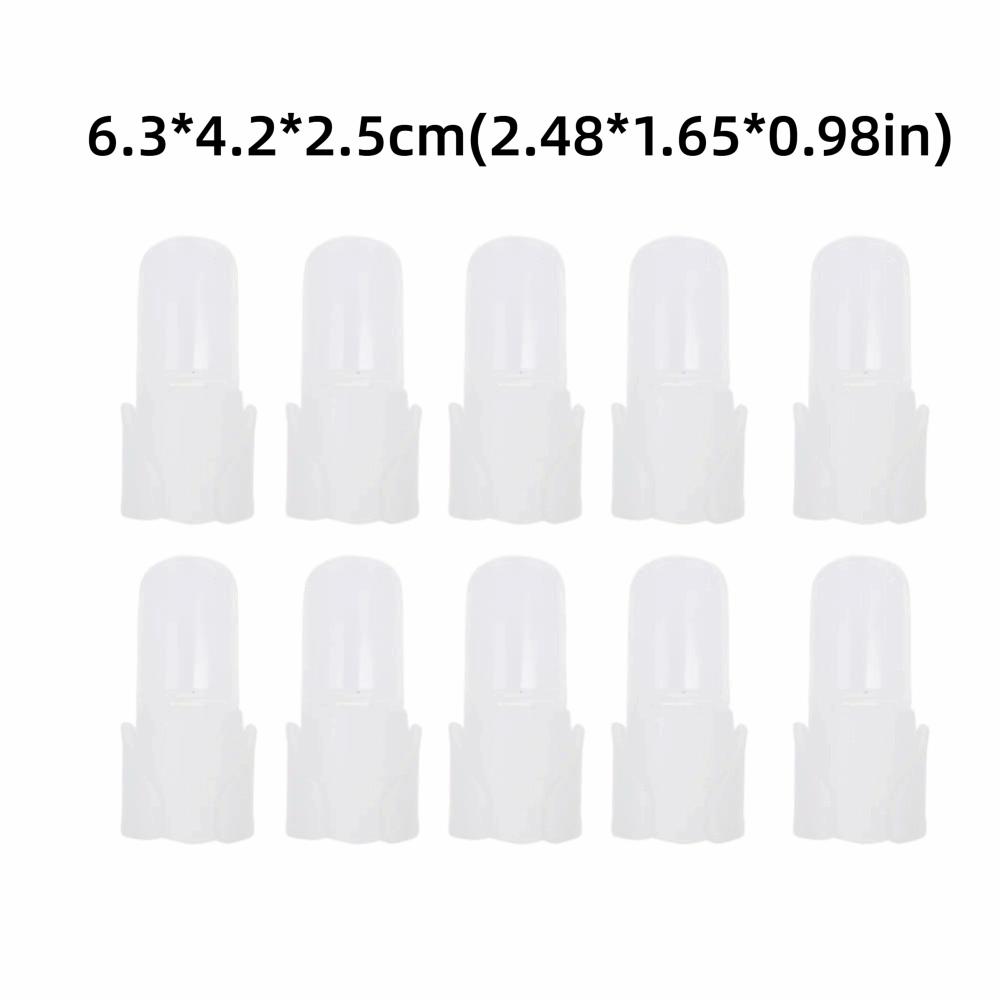 10PCS Dustproof Finger Nail Cover Flexible Manicure Protector Nail Polish Protector Salon Use