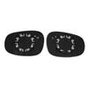 Left&Right Side Heated Wing Mirror Glass Wide Angle Rearview Mirror Glass for BMW 1 Series 3 Series E82 E88 E90 E91 E92 E93 LCI