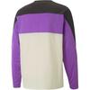 Puma X Melo Moto Cross Jersey Color Block Pattern Printed Round Knit Sweatshirt Unisex Sweatshirt White 621712-01