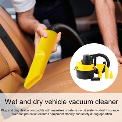 Car Vacuum Cleaner 120W Powerful Car Vacuum Cleaner Wet Dry Air Duster Powerful Suction Handheld Cleaning Supplies Detailing Kit