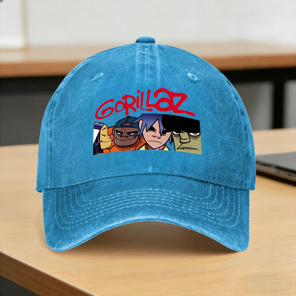 Gorillazs Band Casual Baseball Cap  Hunting Camping Trucker Hat Summer Wholesale Men Adult Classic Snapback Cap