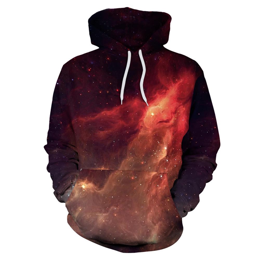 Men's Digital Printed Hooded Sweatshirt
