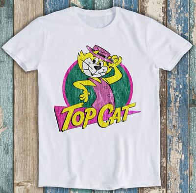Pet Lover Top Cat Dad Mom Ever Retro Funny Meme Gift Tee T Shirt M1244