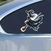 Witch on a Broom Car Stickers Waterproof Vinyl Decals Auto Body Window Bumper Decor Motorcycle Helmet Stickers TM184