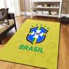 Brazil National Football Team Carpet Rug for Living Room Bedroom Home Sofa Decoration,Kids play Non-slip Floor Mat