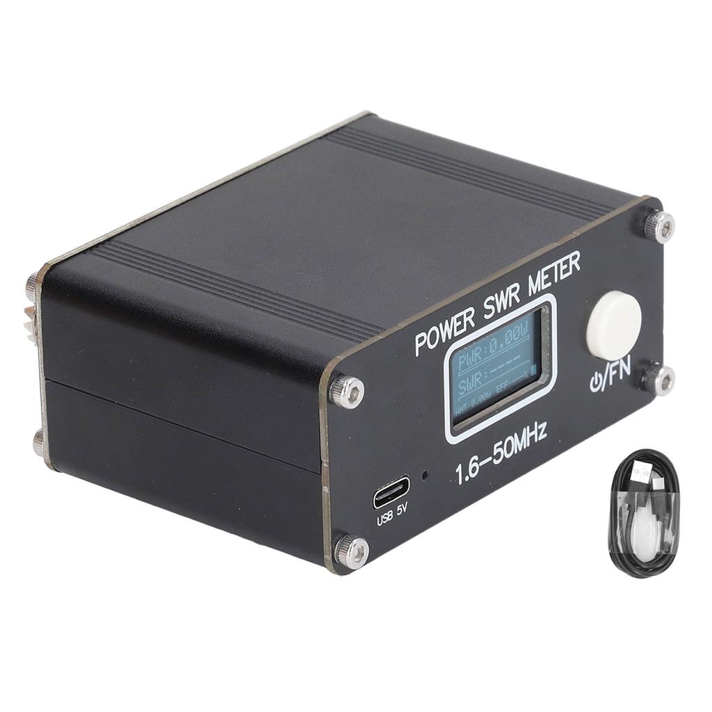SWR Meter 150W HF Standing Wave Ratio Meter MF AM CW SSB 1.6?50MHz Watt Meter for Measurement