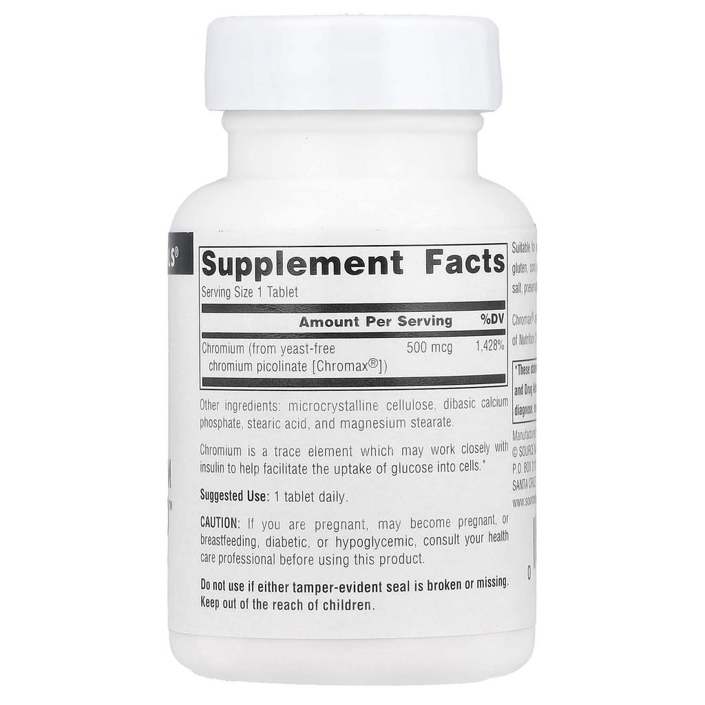 Ultra Chromium Picolinate 500™, 500Mcg, 60 Tablets