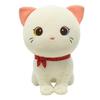 Cartoon Cat Plush Doll Cute Stuffed Kitten Rag Toy Elastic Soft Sofa Cushion Bedside Gift For Kids Girls 24cm
