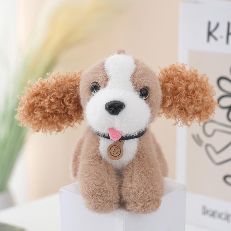 Cute Scented Dog Plush Keychain With Soft Cotton Filling For Kids And Teens