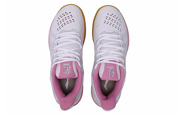 Li Ning Cool Shark Cushioning Breathable Abrasion Resistant Slip Resistant Low Top Badminton Shoes Women's AYAR034-2