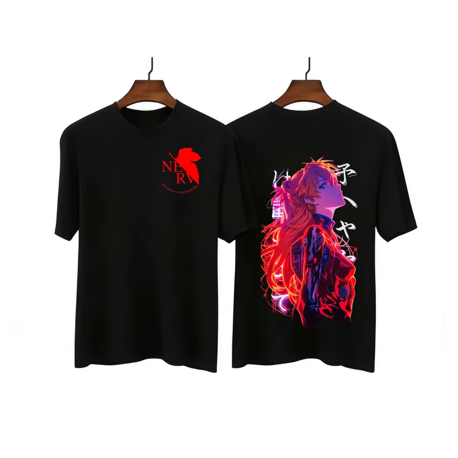 

Neon Genesis Evangelion Anime Asuka EVA Printed Tshirt Unisexs and Womens Tshirt Unisexs Top Sports Tshirt 2026 Summer New Tee S