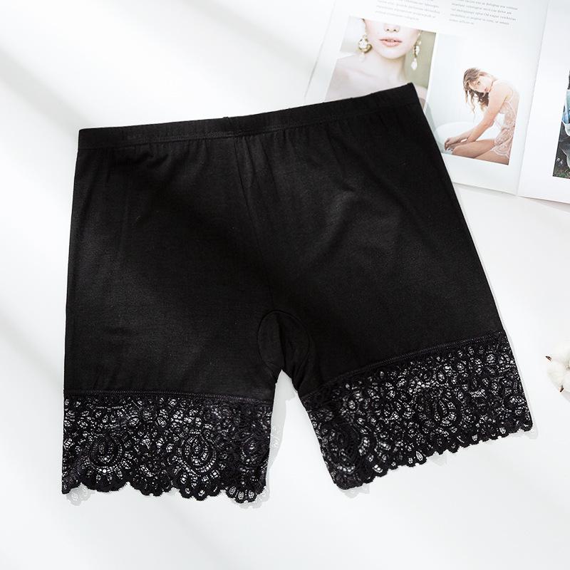 

Новое поступление: Женские модальные кружевные защитные шорты, большой размер - Man Meijiao 3XL