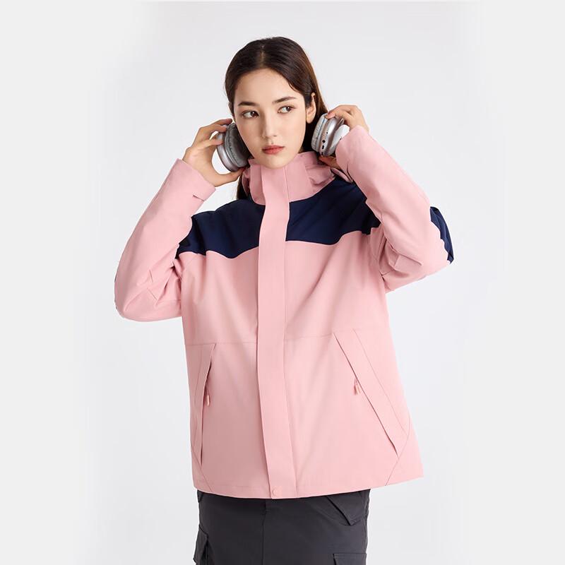 Unisex 3-in-1 Hooded Windbreaker Jacket
