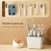 Abay 6-teiliges Küchenhelfer-Set mit Aufbewahrung