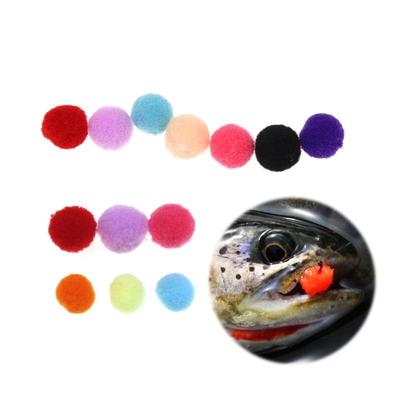 20 piezas de 8 mm, 10 mm, para pesca con mosca, imitadores de huevos de pez, huevas de salmón, cebos de trucha, bolas de peluche flotantes, huevos