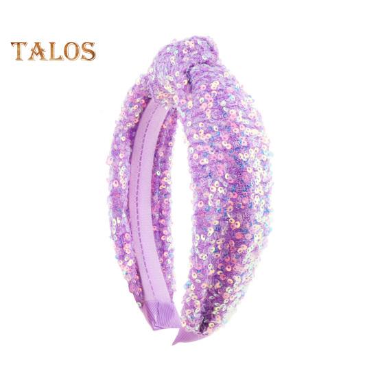 Cerc de păr pentru fete Fancy Sparkling Curcubeu Înnodat Bentiță Accesorii pentru păr Zi de naștere Fată Cadou bentiță