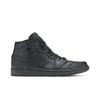 Air 1 Mid 'Triple Black' 2020 (Unisex) Black / Black / Black Vintage Basketball Shoes 554724 091