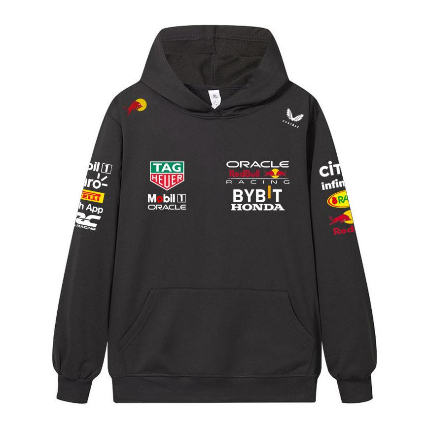 F1 Rennanzug, Red Bull Verstappen Team Uniform, Frühjahrs- und Herbst-Hoodie