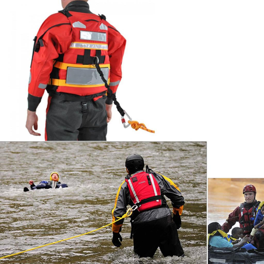Safety Lanyard Shock Absorbing Fall Rope - 85cm