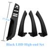 LHD Top Quality Interior Plastic Door Pull Handle with Cover Trim Full Set For BMW 3 Series E90 E91 316 318 320 325 328i