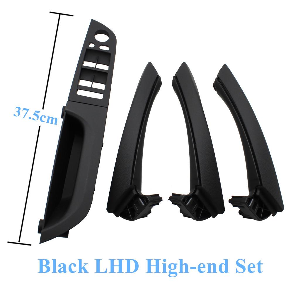 LHD Top Quality Interior Plastic Door Pull Handle with Cover Trim Full Set For BMW 3 Series E90 E91 316 318 320 325 328i
