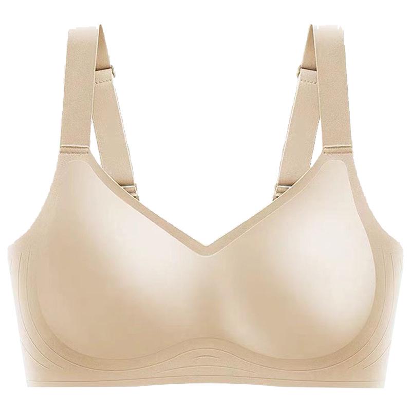 Bezešvá push-up podprsenka pro plnoštíhlé ženy - Bez kostic, Boční opora