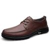 Spring Autumn Men's Leather Shoes Retro Style  Casual  Luxury Brand Italian Shoes Designer 2024 New Fashion