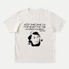 Mary Oliver T-Shirt | Literarisch Inspirierendes Zitat | Buchiges Vintage Literaturgeschenk | Halte etwas Platz in deinem Herzen für das Unvorstellbare