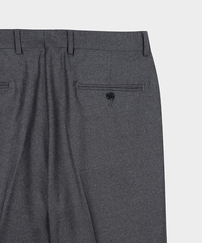 BROOKS BROTHERS Classic Fit Flannel Trousers (Charcoal) (Bbptmf1632Vef)