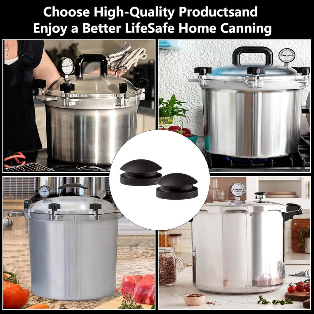 Pressure Cooker Plug Rubber, Overpressure Plug Fits All n 1930 Pressure Cookers/Steam Canners Parts, 2 Pack