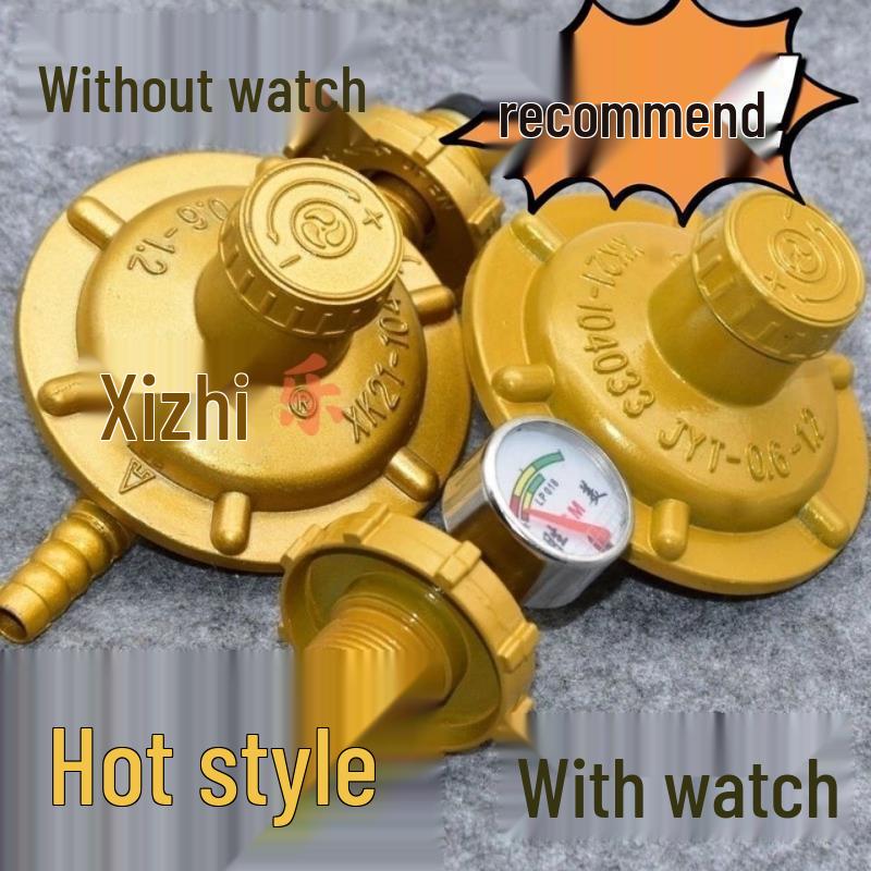 LPG Pressure Reducing Valve for Water Heater & Gas Stove - Explosion-Proof Low Pressure Valve