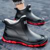 Heavy-Duty Non-Slip Rubber Rain Boots Ideal for Men & Women, Outdoor Footwear, Rugged Design, Durable Construction, Protective Footwear