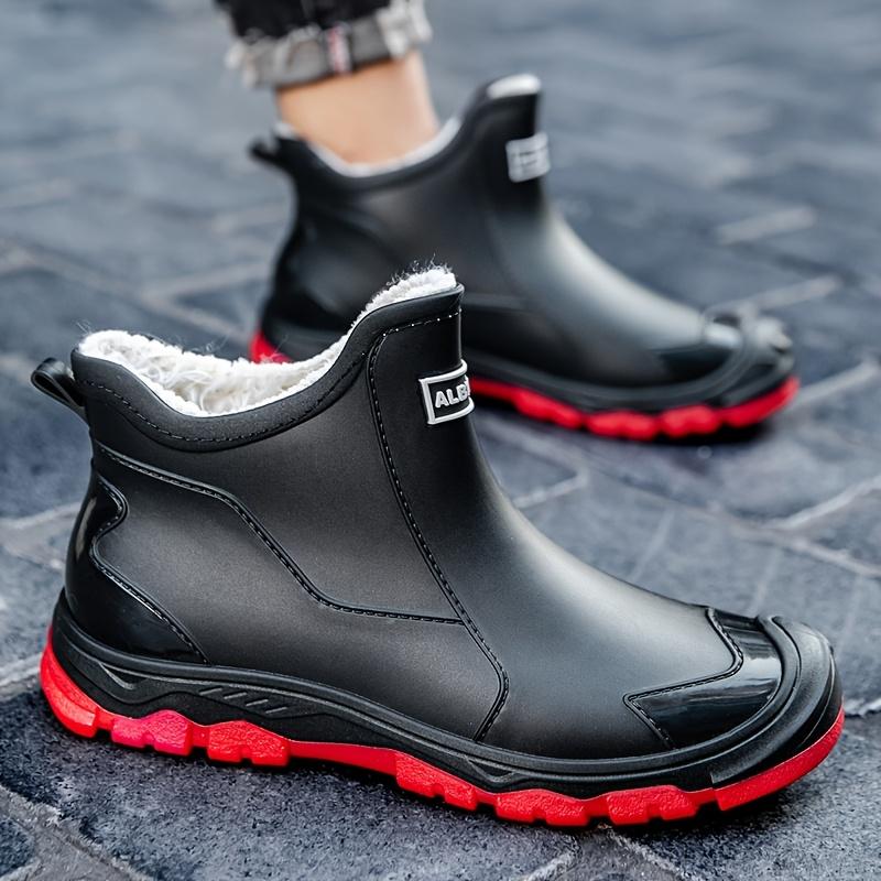 Heavy-Duty Non-Slip Rubber Rain Boots Ideal for Men & Women, Outdoor Footwear, Rugged Design, Durable Construction, Protective Footwear
