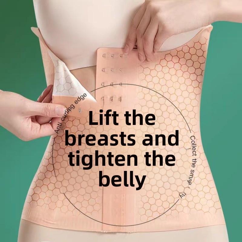 Absorbent Belt with No Trace, Breathable, Anti-moisture, Supportive Bra, Strong Abdominal Contraction Waistband for Women