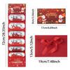 Christmas Money Holder Card with Envelope Santa Claus Design Red Envelope For Father Mother Grandparent Teens Party Favors Gift