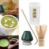 Japanese Style Matcha Set Matcha Whisk Stand Matcha Whisk Matcha Scoop Durable Elegant Appearance Matcha Kits for Tea Room