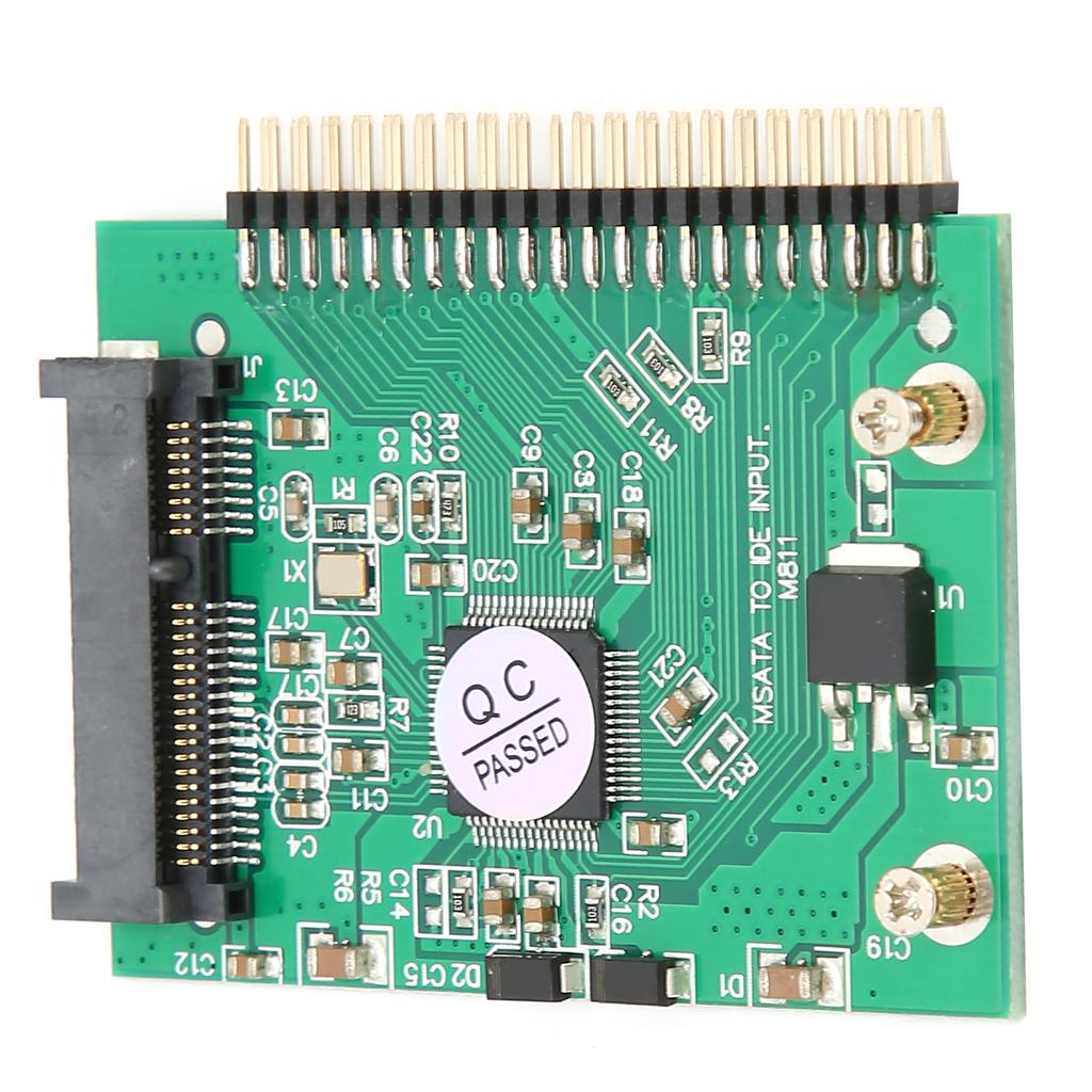 Adapter Card Mini PCIE MSATA SSD to 44 Pin IDE Hard Disk Converter Reader Computer Accessories