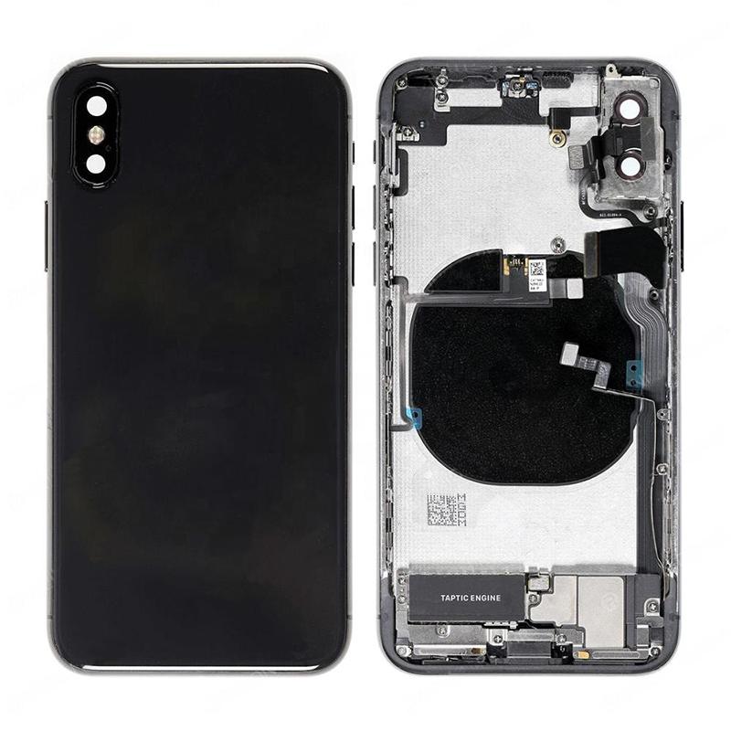 Back Full Housing For iPhone 8 8 Plus Full Assembly Battery Cover Door Middle Frame Chassis With Flex Cable Phone Repair Parts