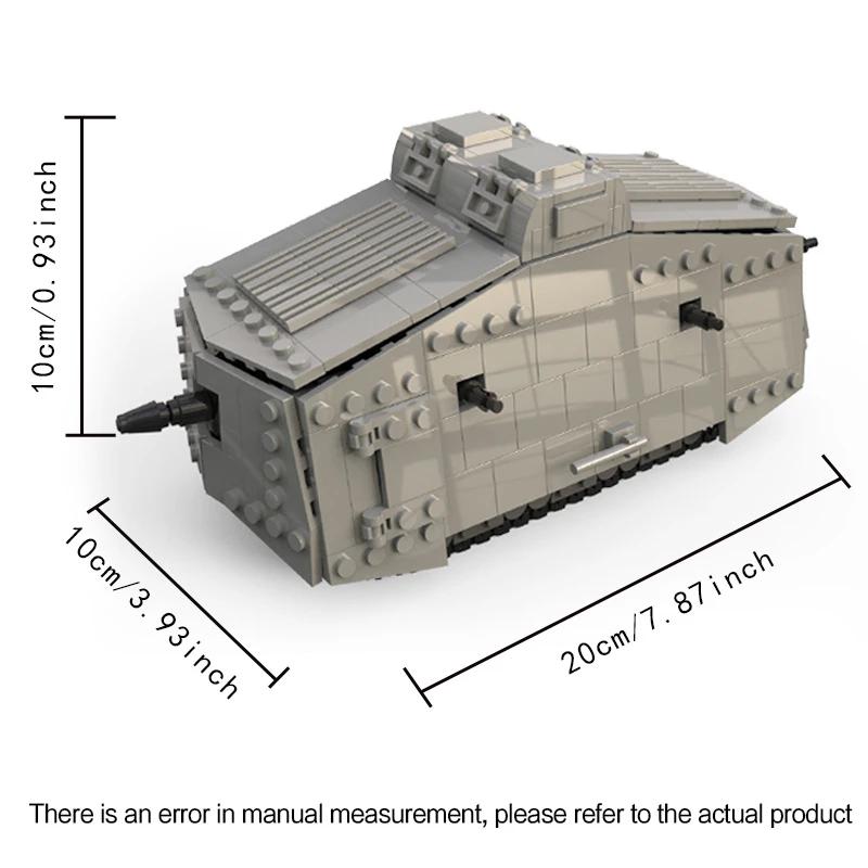 MOC KV44 Carro Armato Militare Blocchi da Costruzione Set Modello Pesante AV7 Carro Armato Armi di Guerra Modello Giocattoli Classici per Bambini Collezioni per Adulti Regali