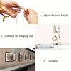 1pc Adjustable 2M 3M 4M 5M Stainless Steel Sling Wire Rope Lights Hanging Kit for Picture Frame Lamp Artwork Fixture Home Decor